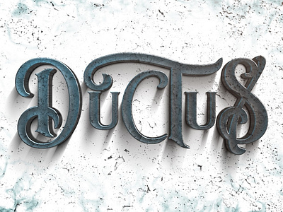 Ductus project logo logo 3d