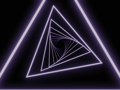 VJ Loop - triangles abstract blender design vj loop