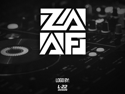 ZAAF DJ Logo logo logo design concept logodesign logos logotype
