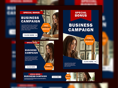 Business Campaign Banner Ads ads banner banner ad business businesscampaignbannerads campaign design graphic design