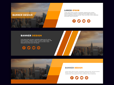 Horizontal Banner Ad Styles ad banner design graphic design horizontal horizontal banner ad styles style