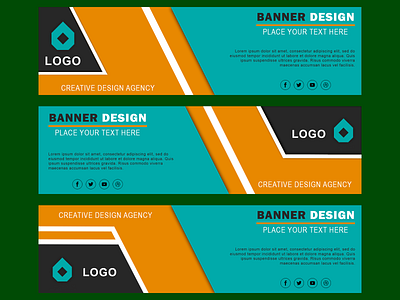 Horizontal Banner Design Styles ad ads banner banner ad business card design graphic design horizontal banner design styles