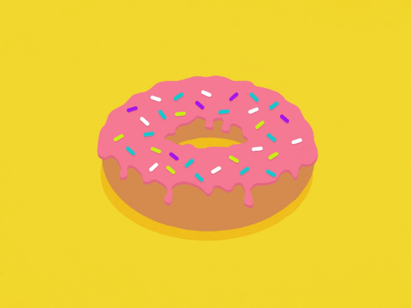 More doughnuts! animation donuts doughnuts looping