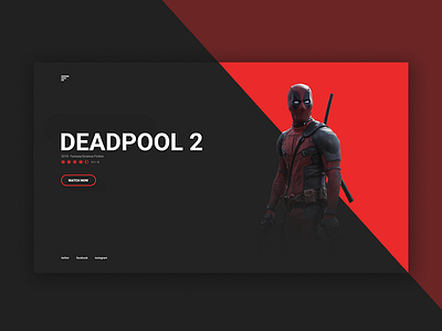 Deadpool 2 - movie landing page