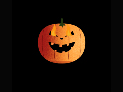 Bouncing pumpkin 2d aftereffects animation halloween loop pumpkin spooky vector