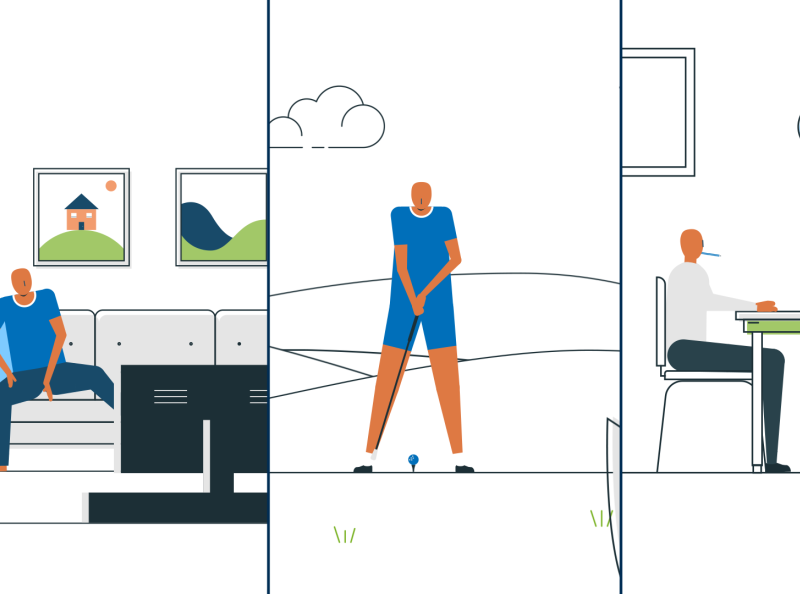 Cold Golf Animation Chill-Golf-Work by Mark_Animation on Dribbble