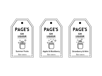 Gin Favours Labels