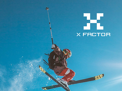 The X-FACTOR logo branding business design graphic design identity logo logotype marketing sport лого