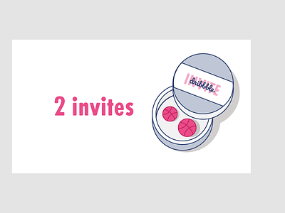 2 invites debuts design draft dribbble giveaway illustration invitation invite player prospects