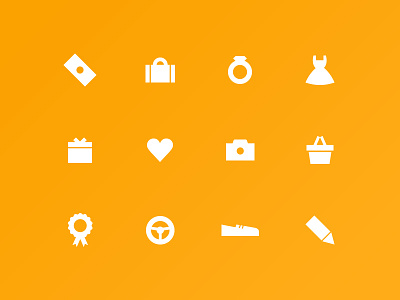 Project Gleb: Icon Set Continued design icon set icons illustration lock monster prize social time vector web website