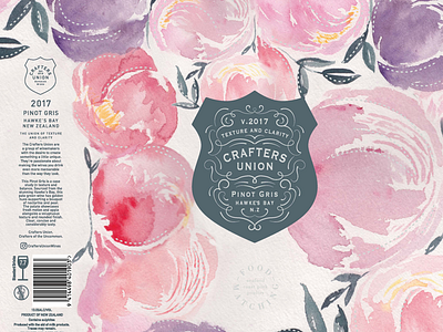 Wine sleeve illustration floral flowers peonies peony sleeve watercolor wine wine cover wine sleeve