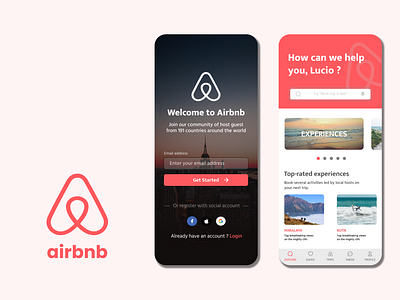 Unofficial Redesign Airbnb