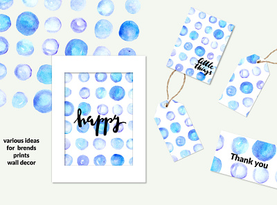 Summer watercolor set beach blue calligraphy greeting hawaii island ocean pattern poster sea summer texture travel tropical watercolor