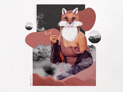 FOX - Digital Collage