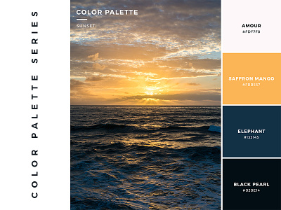 Color Palette: Sunset color color palette color theory colour ocean pacific palette photography portrait san diego series sunset