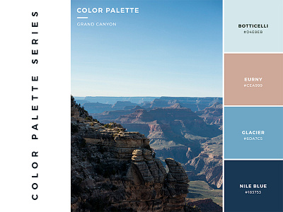 Color Palette: Grand Canyon canyon color color palette color theory colour grand canyon palette pastel photography portrait series
