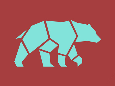 Polybear Logo Design adobe bear flat illustrator logo photoshop poly polybear polygon