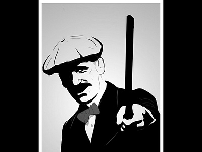 Fook LINDAhhhh!! british design english illustration peakyblinders poster shelby silhouette