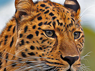 wild life digital paint graphic design oil paint vector