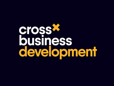 Cross-Business Development logo design