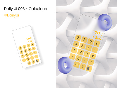 Daily UI 003 - Calculator app ui design ideas calculator ui ui design trend ui hacks