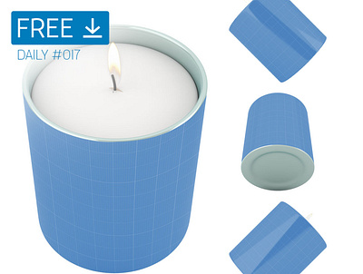 Candle - Daily Free Mockup #017 business candle download free free download freebie mockup psd