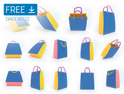 Bag- Daily Free Mockup #022 bag business download eco free free download freebie mockup psd