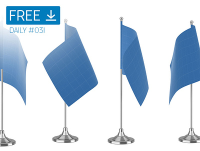 Table Flag - Daily Free Mockup #031 business download flag free free download freebie mockup psd table