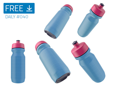 Sport Bottle - Daily Free Mockup #040