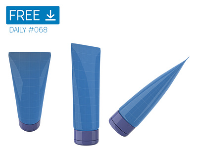 Gel tube - Daily Free Mockup #068 body business cream download free free download freebie gel lotion mockup psd