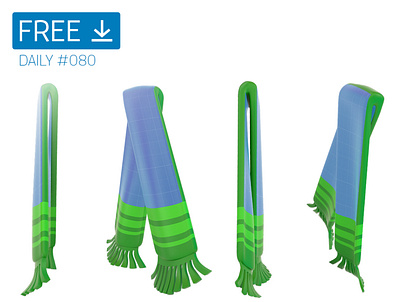 Scarf - Daily Free Mockup #080 business download football free free download freebie mockup psd scarf