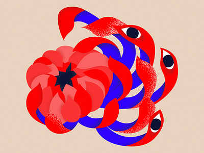 Flower Bloom art design graphicdesign illustration mark minimal vector