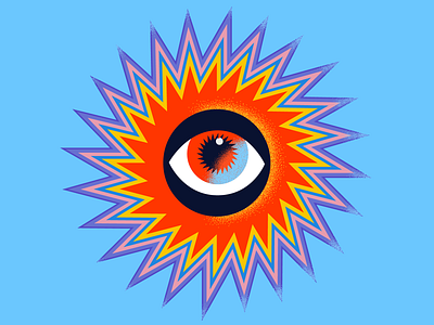 Eye of the Sun art artwork design digitalart graphicdesign icon illustration minimal vector