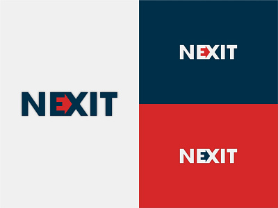 Nexit, Real Estate design logo.