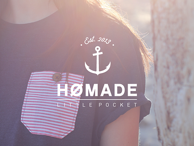 {VIDEO} Hømade - Little Pocket anchor couture diy homemade logo video