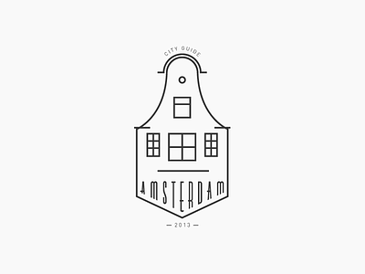 Amsterdam amsterdam architecture building city guide identity logo travel typeface typography