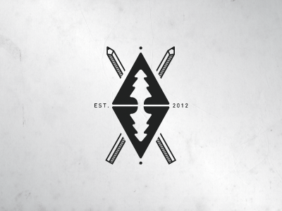 Portfolio vinslëv 2012 identity logo pen pencil tree triangle