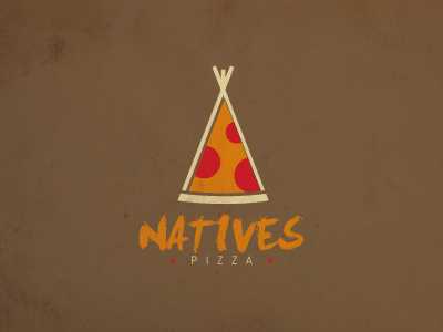 Natives Pizza american food indian native natives pizza teepee