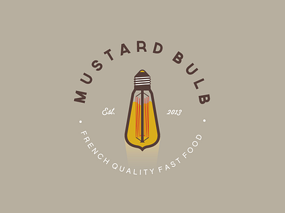 Mustard Bulb V2 ampoule bulb condiment edison food light logo moutarde mustard sauce
