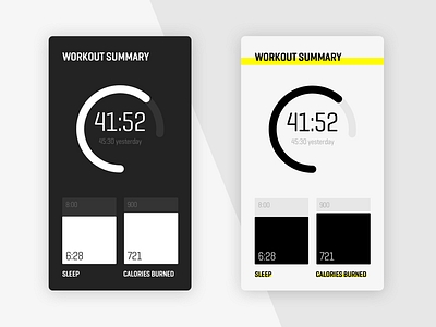 Workout Details Screen