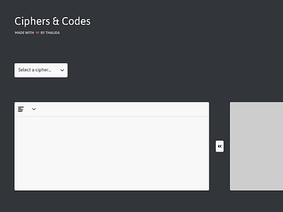 Ciphers & Codes ciphers codes dark text