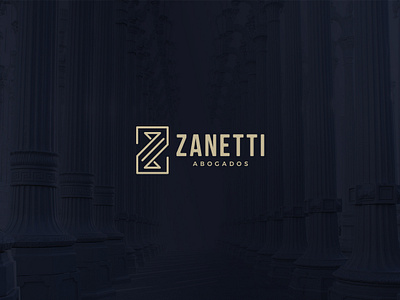 Zanetti Abogados branding design logo