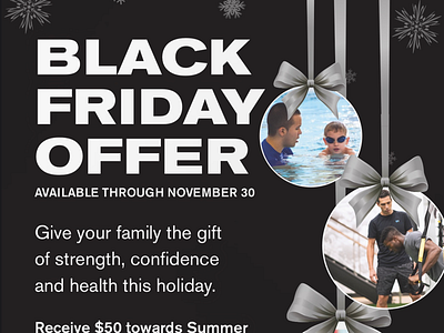 Black Friday Campaign black friday fitness holiday sports youth