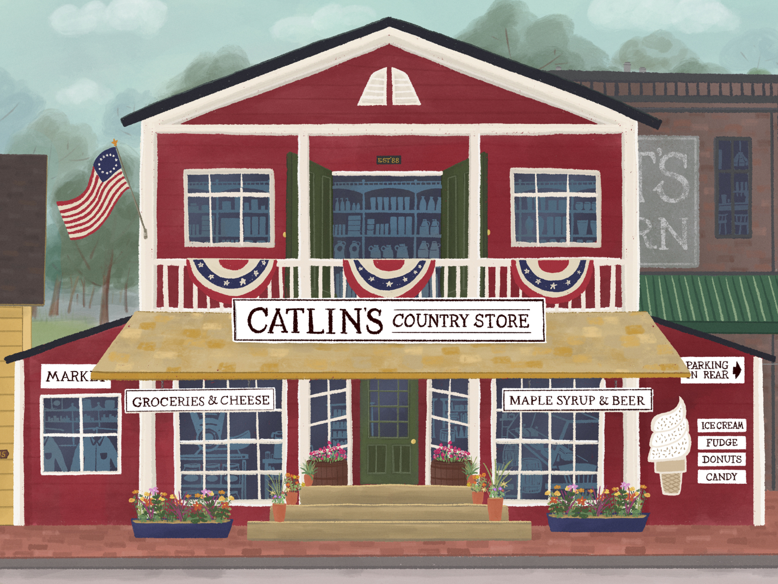 The Country Store By Town Bench On Dribbble   Countrystore Bbb 