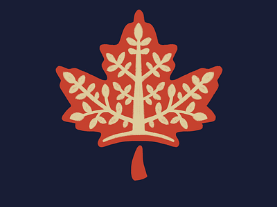 Maple Leaf and Tree