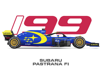 Subaru F1 Livery