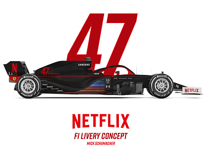 Netflix F1 Livery Concept car design f1 ferrari formula 1 formula one livery netflix