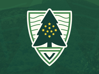 Vermont Green FC Branding Concept branding crest green new england soccer tree vermont