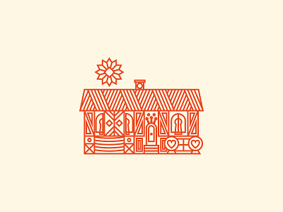 Home home house line pattern shapes stroke sun