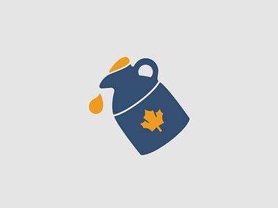 Maple Jug icon illustration maple maple jug maple leaf maple syrup syrup